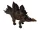 Stegosaurus dinoszaurusz figura, 16 cm – használt, jó állapotú (E5)