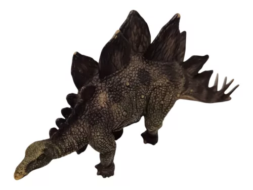 Stegosaurus dinoszaurusz figura, 16 cm – használt, jó állapotú (E5)