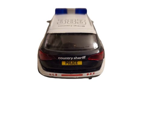 Fém rendőrautó – újszerű állapotban, 11 cm  (C3)