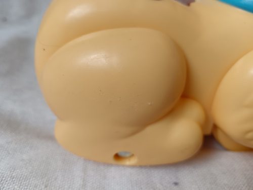 Húzható kutyus játék – használt, kopott állapotú, 15 cm  (G1)