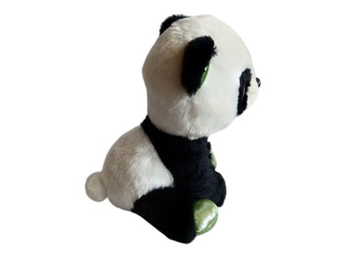 Ty panda maci plüssfigura – 18 cm, újszerű (D1)