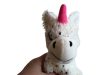 Csillagos unikornis plüssfigura – 20 cm, jó állapotú (D7)