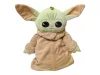Primark / Disney Star Wars „The Mandalorian” Grogu (Baby Yoda) plüssfigura huzattal ellátott melegvizes palack / pocakmelegítő  39 cm - újszerű (B1) 