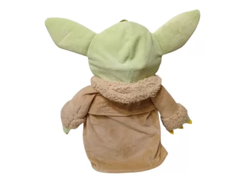Primark / Disney Star Wars „The Mandalorian” Grogu (Baby Yoda) plüssfigura huzattal ellátott melegvizes palack / pocakmelegítő  39 cm - újszerű (B1) 