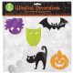 Halloween Ablak matrica 7 db-os (A1)