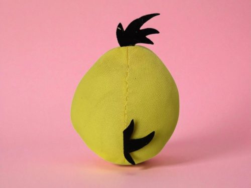 Angry Birds plüss figura, 9 cm – használt, jó állapotban  (G1)