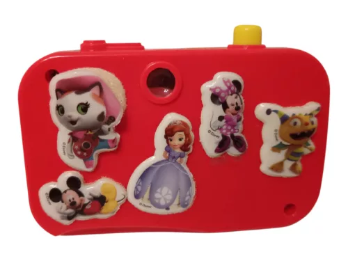 Disney Junior műanyag játék fényképezőgép diszített - jó állapotű (F1) 