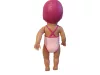 Zapf Baby born úszó kislány baba rózsaszín fürdőruhában, úszósapkával és mentőmellénnyel, 32 cm – használt, jó állapotú (D6)