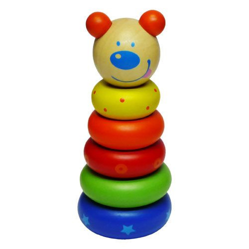 ÚJ Fa játék Montesszori torony kicsi