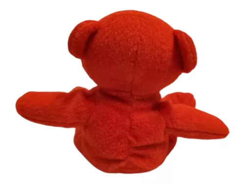 Ty piros maci plüssjáték 17 cm - használt, újszerű (A5)