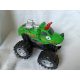 Elemes zöld dinoszauruszos szörnyautó – újszerű állapotú, 19 cm (G1) 