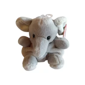 Elefánt plüssfigura, 12 cm - új (C1) 