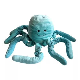 Kék polip plüssfigura/ajtótámasz 30 cm - újszerű (G2)