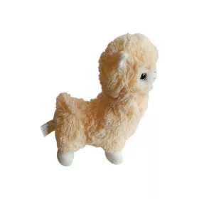 Krémszínű láma plüssfigura 25 cm – újszerű (A5)