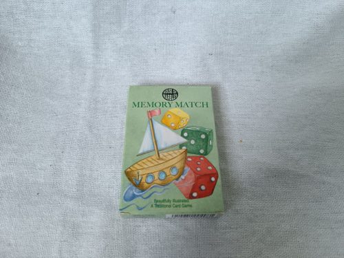 Memory Match memóriakártya – használt újszerű állapotú, angol nyelvű játék (G1)