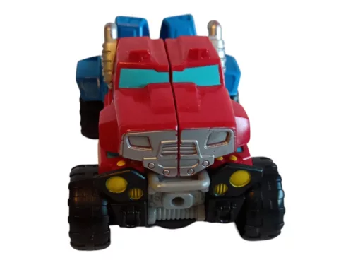 Hasbro piros Transformers teherautó figura 11 cm – használt, jó állapotban (C4)