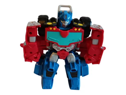 Hasbro piros Transformers teherautó figura 11 cm – használt, jó állapotban (C4)