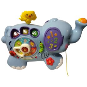   Használt újszerű állapotú angol nyelvű V-tech húzható oktató elefánt (C3)