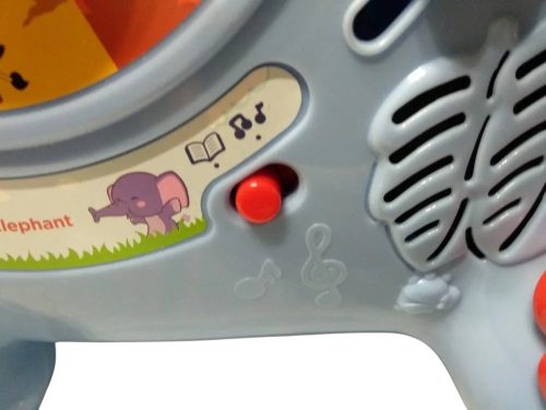 Használt újszerű állapotú angol nyelvű V-tech húzható oktató elefánt (C3)