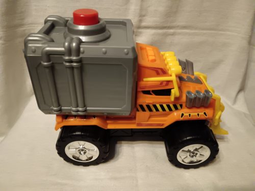 Dinós szállító kamion, 25 cm – használt, újszerű állapotban (A2)