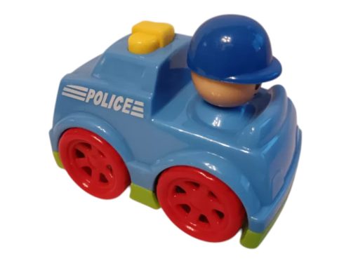 Mini rendőrautó játék, 9 cm – újszerű (G4)