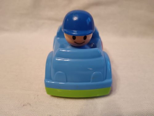 Mini rendőrautó játék – használt, újszerű állapotban, 9 cm (G4)