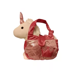   Kuschel Wools plüss unikornis táskával 25 cm -  használt, jó állapotú (C7) 