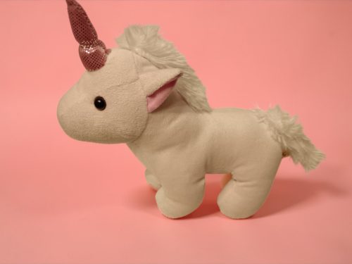 Kuschel Wools plüss unikornis táskával 25 cm -  jó állapotú (C7) 