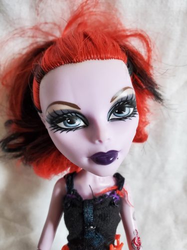 Monster High Operetta baba – használt, újszerű állapotú (30 cm) (a3)