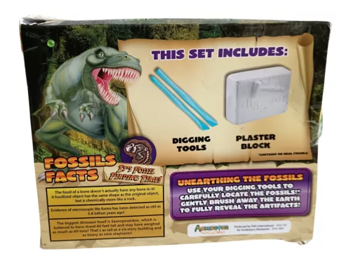 Dinosaur Fossil Dig Kit régészeti mini készlet - csomagsérült új (A5)