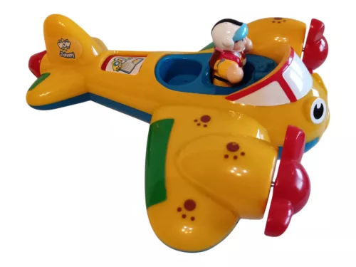 WOW Toys Johnny Jungle Plane (Johnny dzsungel repülője) 20 cm pilótával 6 cm - jó állapotú (D3)