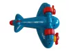 WOW Toys Johnny Jungle Plane (Johnny dzsungel repülője) 20 cm pilótával 6 cm - jó állapotú (D3)