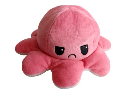 Polip kifordítható plüssfigura – 10 cm, újszerű (D1)