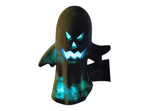 Halloween LED világító kő szellem dekoráció, 29 cm - új (D8)