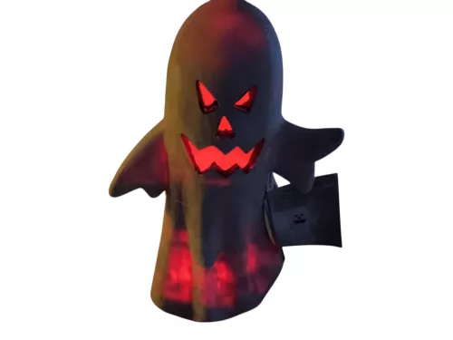 Halloween LED világító kő szellem dekoráció, 29 cm - új (D8)