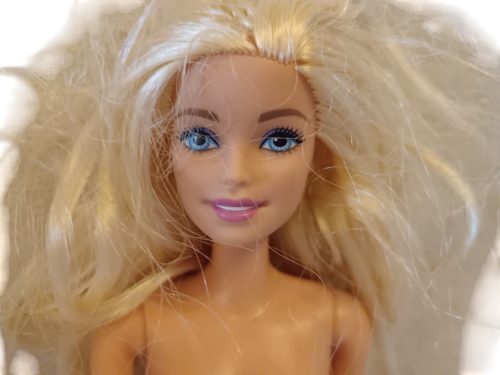 Barbie baba ruha nélkül – használt, jó állapotú (28 cm) (A6)