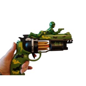   Katonai játékpisztoly katonafigurával – újszerű (23 cm) (G2) 