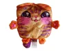 Cookeez cica plüssfigura, 11 cm - újszerű (G3) 