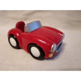   Piros kabrió kisautó – használt, újszerű állapotban, 10 cm (G4)