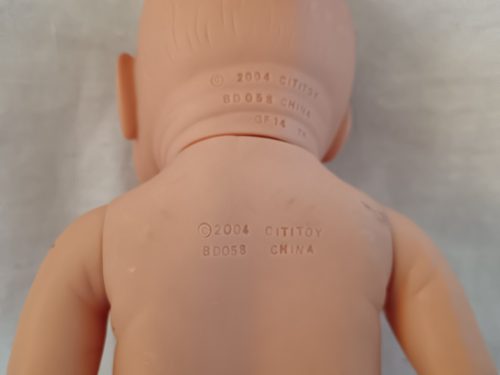 CitiToy élethű baba, 27 cm – használt, jó állapotban (B5)