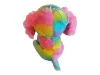 Színes kutya plüssfigura 19 cm - újszerű (C6)