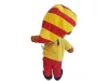 Reggae stílusú plüssfigura napszemüvegben – 29 cm – használt, jó állapotban (a5)