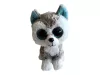 Ty csillogó szemű  husky plüssfigura 16 cm - jó állapotú (D2)