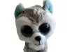 Ty csillogó szemű  husky plüssfigura 16 cm - jó állapotú (D2)