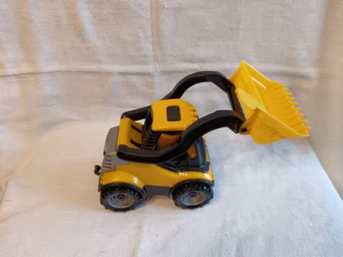 Markolós játék munkagép használt, jó állapotban – 17 cm (G4)