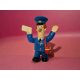 Postás Pat figura, 8 cm – használt állapotú (F1)