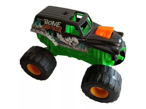 ZURU Metal Machines Monster Truck Wars Bone Breaker hangot adó szörnyautó, 18 cm – újszerű, kilövő nélkül (D6)