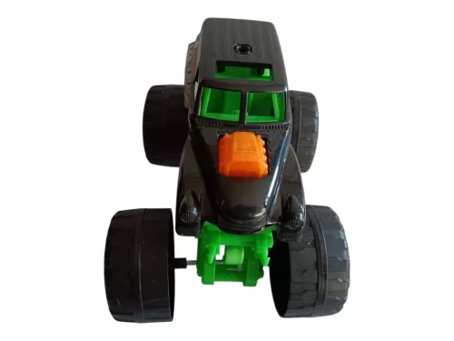 ZURU Metal Machines Monster Truck Wars Bone Breaker hangot adó szörnyautó, 18 cm – újszerű, kilövő nélkül (D6)
