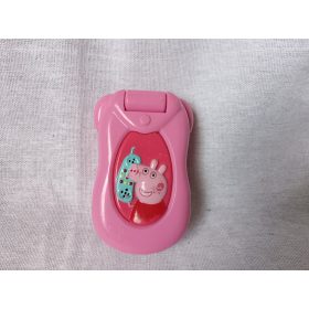   Peppa malacos zenélő játéktelefon angol nyelven – használt jó állapotú, 9 cm (c3) 