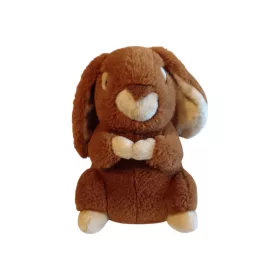 Barna nyuszi plüssfigura 25 cm - jó állapotban (A2)